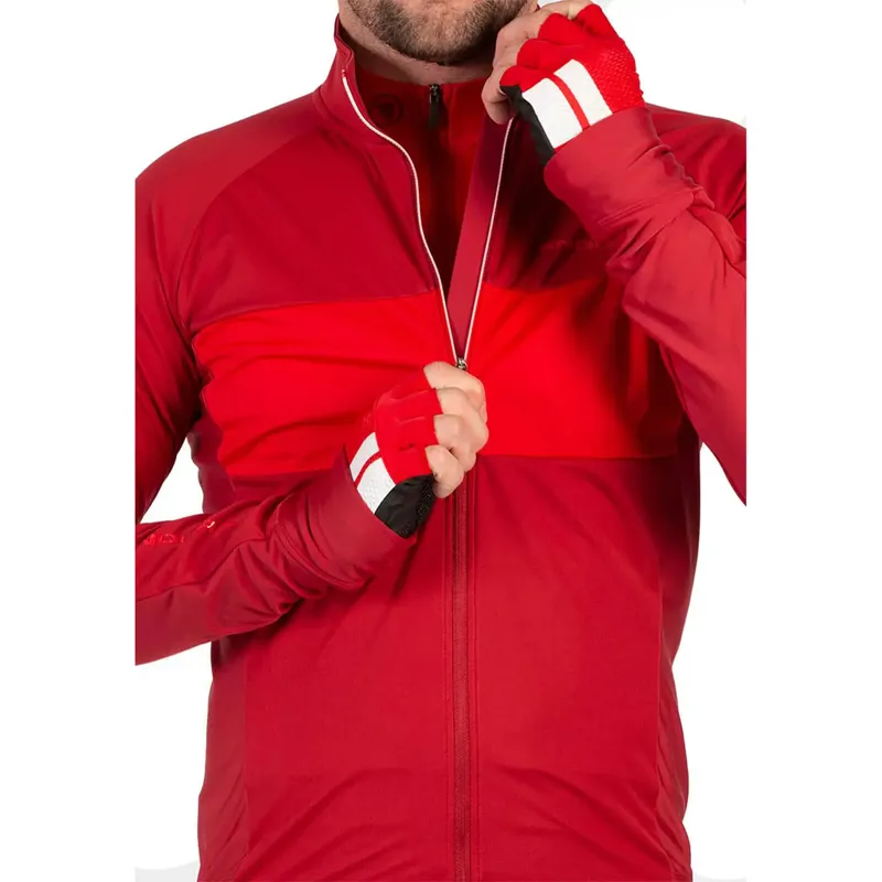 Endura FS260 Pro Jetstream L/S Jersey II Rust Red-4